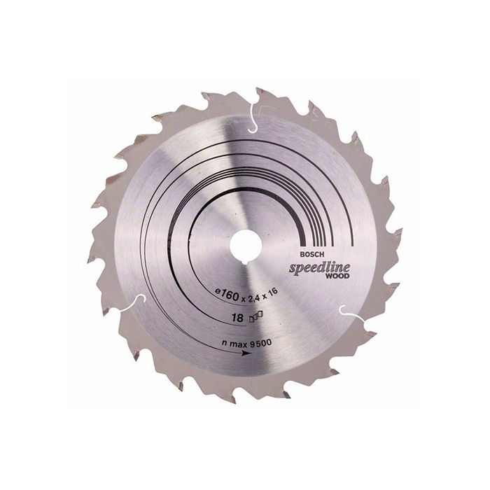 Диск пильный по дереву Bosch 160x16x18T Speedline Wood (2608640785)