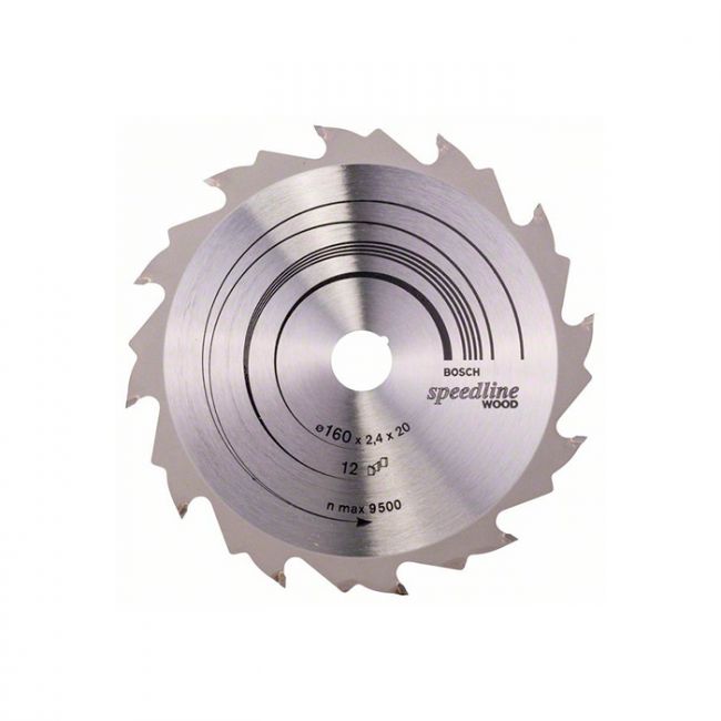 Диск пильный по дереву Bosch 160x20x12T Speedline Wood (2608640786)
