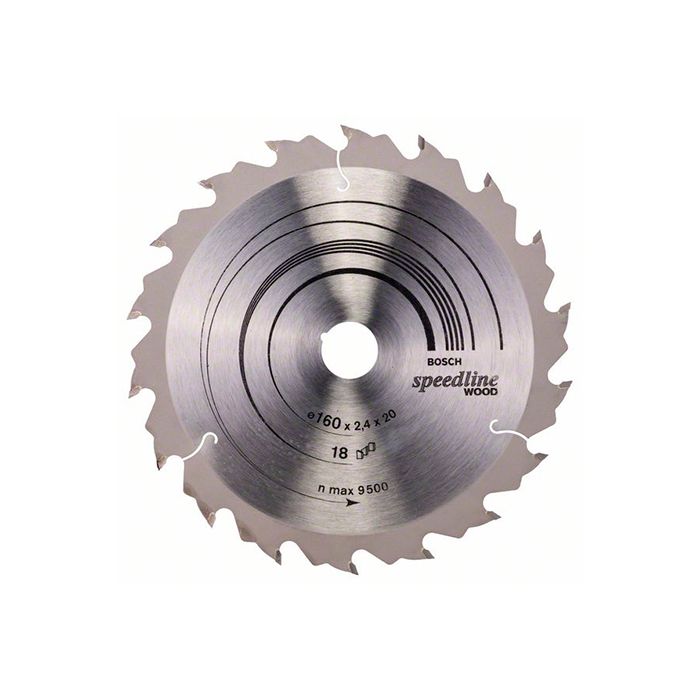 Диск пильный по дереву Bosch 160x20x18T Speedline Wood (2608640787)