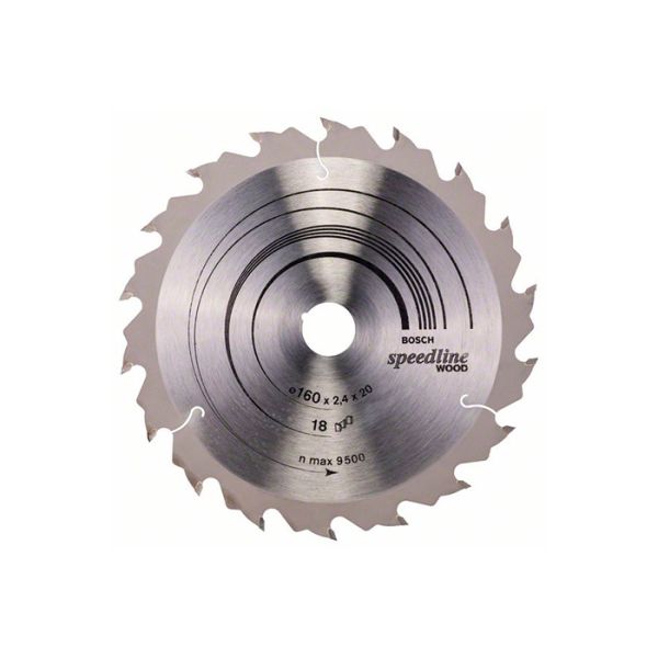 Диск пильный по дереву Bosch 160x20x18T Speedline Wood (2608640787)