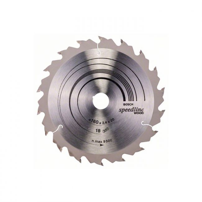 Диск пильный по дереву Bosch 160x20x18T Speedline Wood (2608640787)