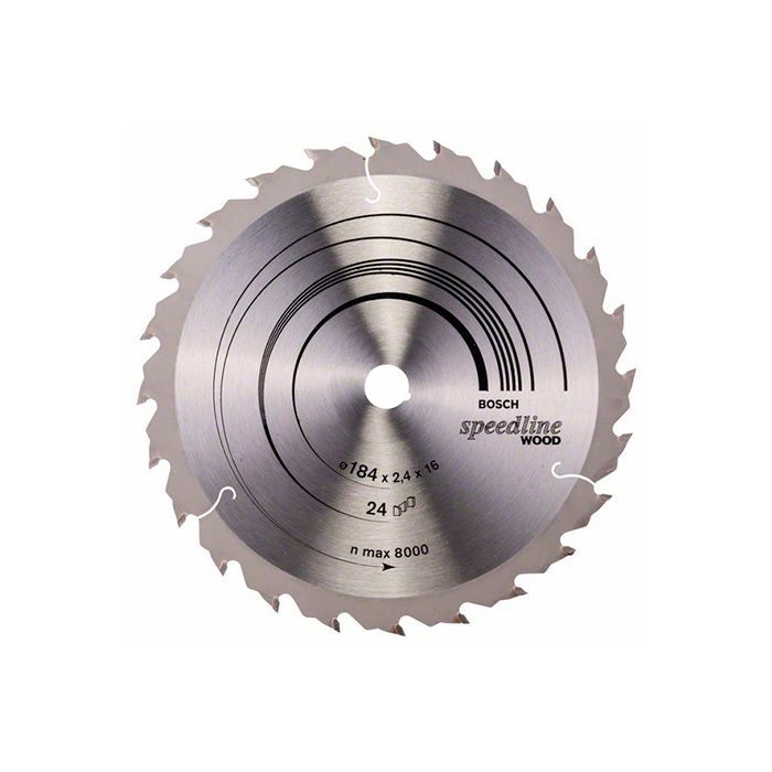Диск пильный по дереву Bosch 184x16x24T Speedline Wood (2608640795)