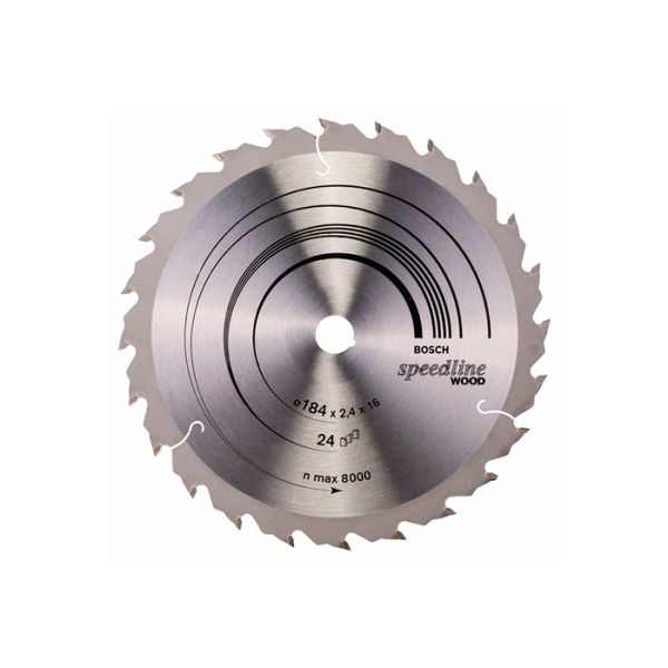Диск пильный по дереву Bosch 184x16x24T Speedline Wood (2608640795)
