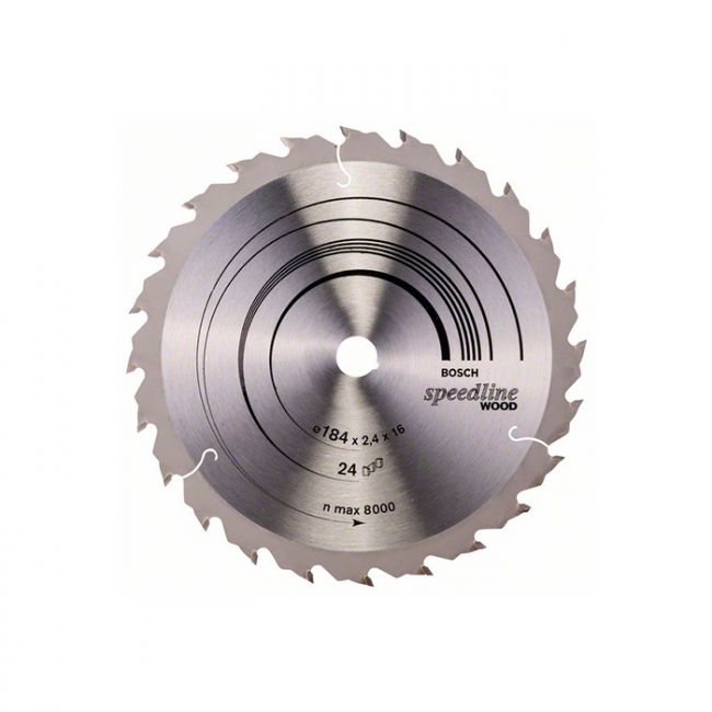 Диск пильный по дереву Bosch 184x16x24T Speedline Wood (2608640795)