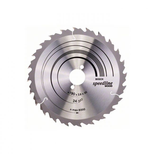 Диск пильный Bosch 190x30x24T SPEEDLINE (2608640801)