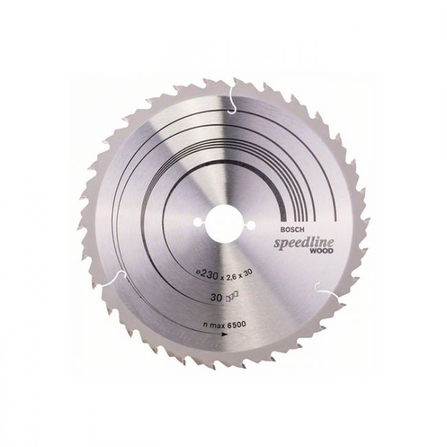 Диск пильный по дереву Bosch 230x30x30T Speedline Wood (2608640805)