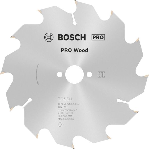 Пиляльний диск по дереву Bosch Optiline Wood 160?2,6?20, 12 ATB (2608641173)