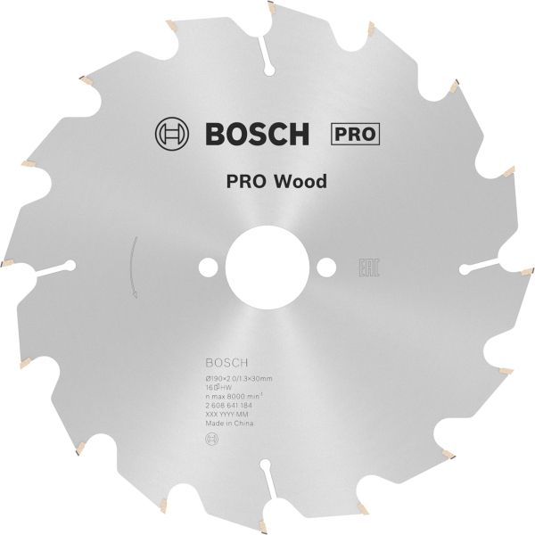 Пиляльний диск по дереву Bosch Optiline Wood 190 мм 16 АТВ (2608641184)