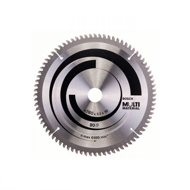 Диск пильный Bosch 260x30x80T MULTIMATER (2608641204)
