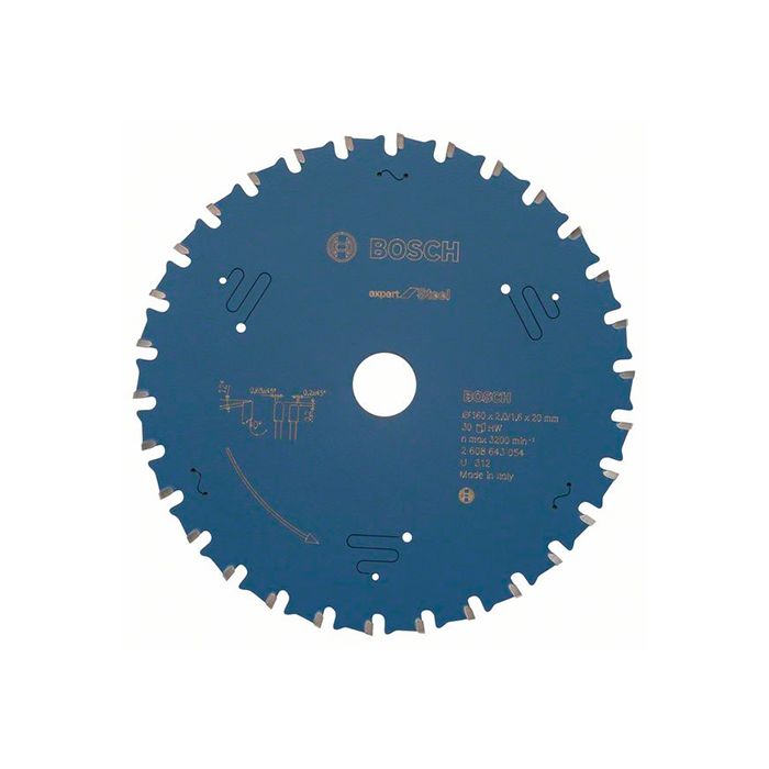 Диск пильный по металлу Bosch 160x20x30T Expert for Steel (2608643054)