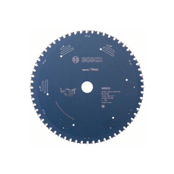 Диск пильный по металлу Bosch 254x25.4x60T Expert for Steel (2608643059)