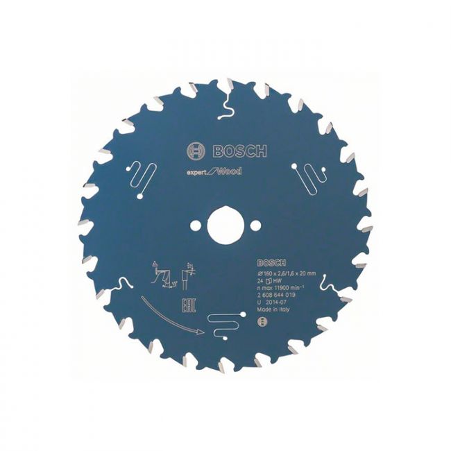 Диск пильный по дереву Bosch 160x20x24T Expert for Wood (2608644019)