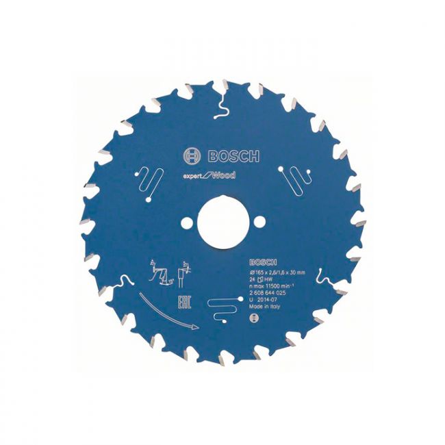 Диск пильный по дереву Bosch 165x30x24T Expert for Wood (2608644025)