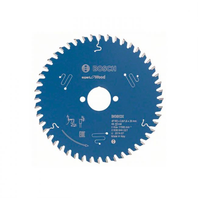 Диск пильный по дереву Bosch 165x30x48T Expert for Wood (2608644027)