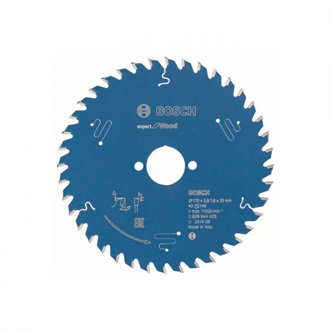 Диск пильный по дереву Bosch 170x30x40T Expert for Wood (2608644028)