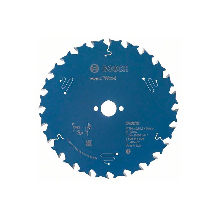 Диск пильный по дереву Bosch 180x20x24T Expert for Wood (2608644029)