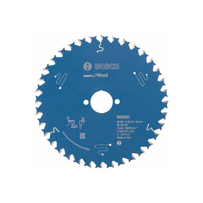 Диск пильный по дереву Bosch 180x30x36T Expert for Wood (2608644033)