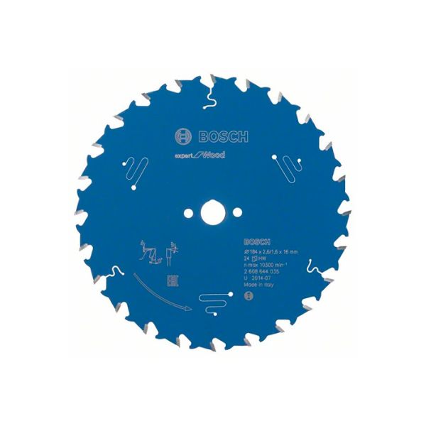Диск пильный по дереву Bosch 184x16x24T Expert for Wood (2608644035)