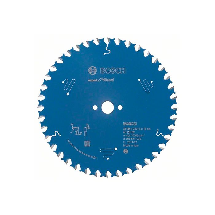 Диск пильный по дереву Bosch 184x16x40T Expert for Wood (2608644036)