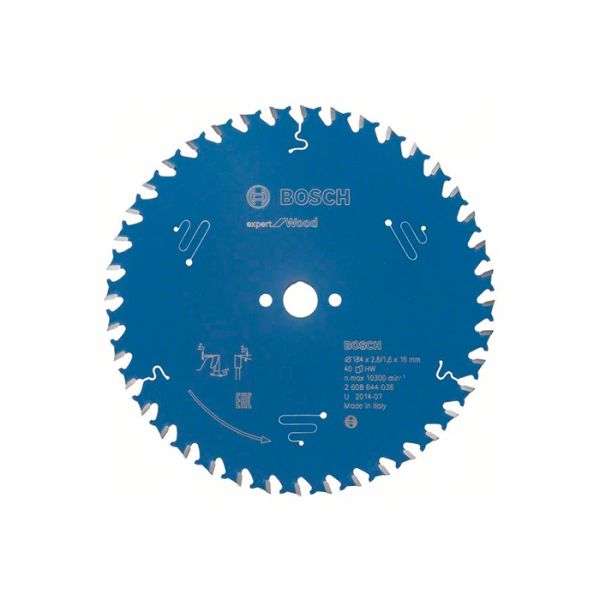 Диск пильный по дереву Bosch 184x16x40T Expert for Wood (2608644036)