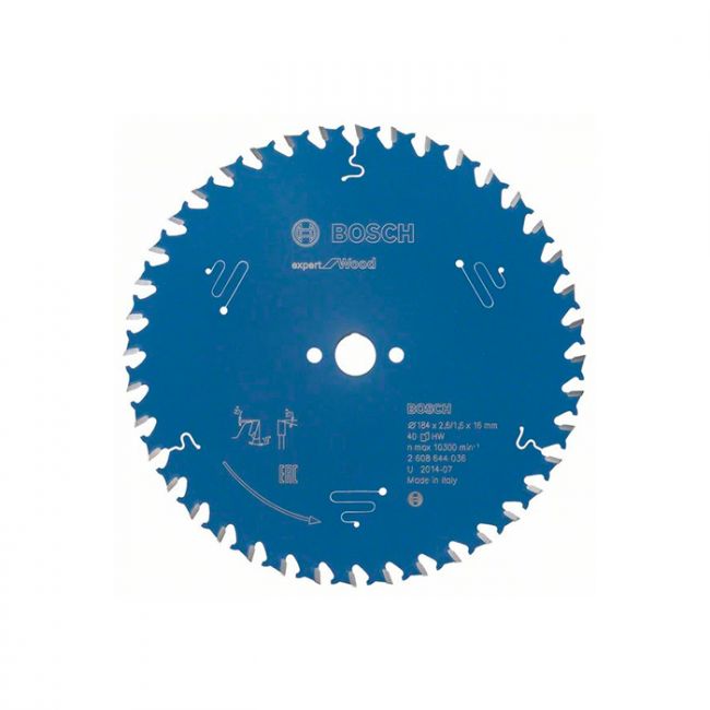 Диск пильный по дереву Bosch 184x16x40T Expert for Wood (2608644036)