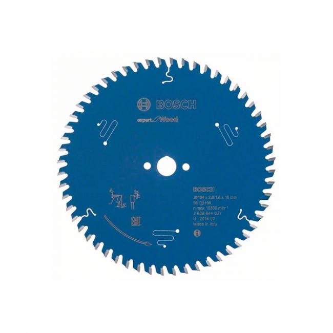 Диск пильный по дереву Bosch 184x16x56T Expert for Wood (2608644037)