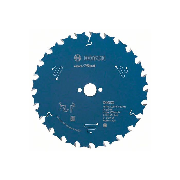 Диск пильный по дереву Bosch 184x20x24T Expert for Wood (2608644038)