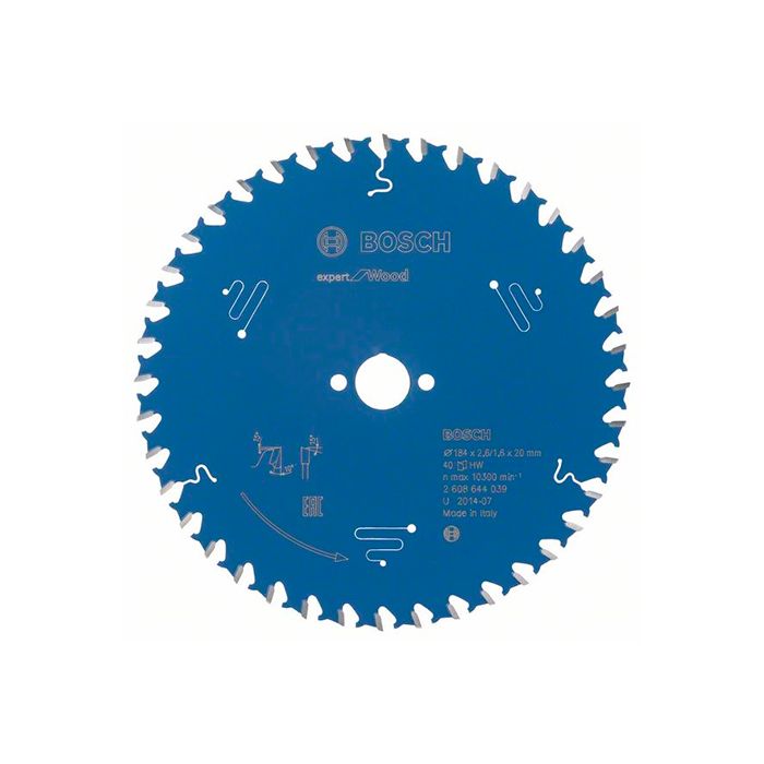 Диск пильный по дереву Bosch 184x20x40T Expert for Wood (2608644039)