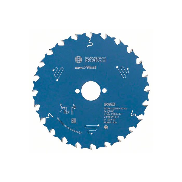 Диск пильный по дереву Bosch 184x30x24T Expert for Wood (2608644041)
