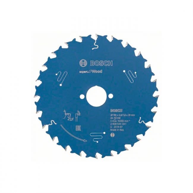 Диск пильный по дереву Bosch 184x30x24T Expert for Wood (2608644041)