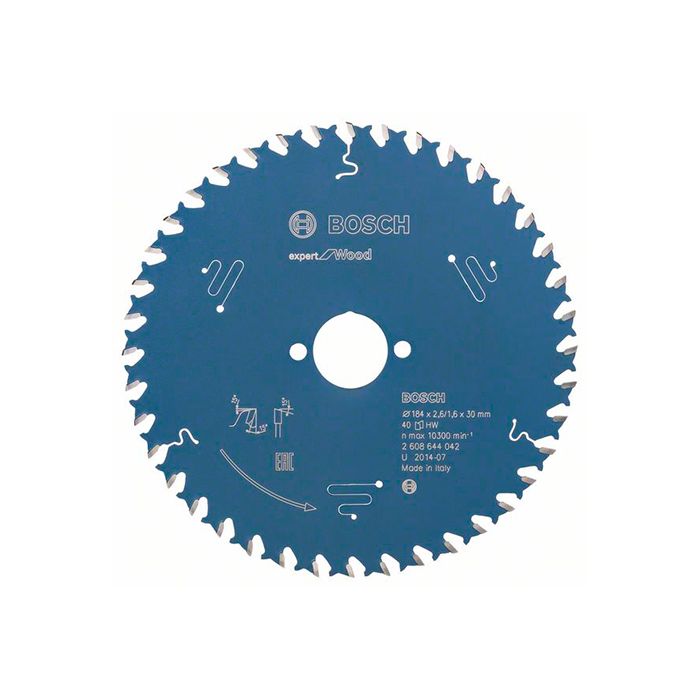 Диск пильный по дереву Bosch 184x30x40T Expert for Wood (2608644042)