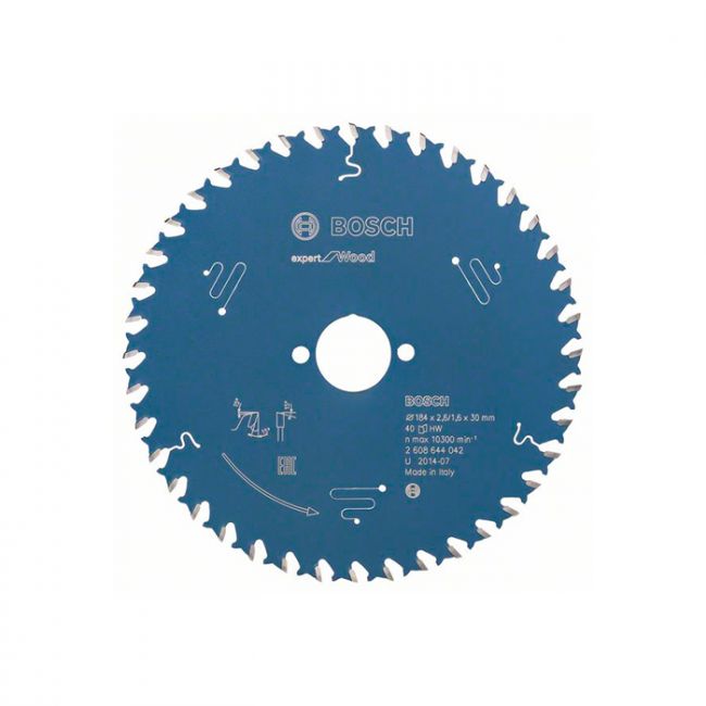 Диск пильный по дереву Bosch 184x30x40T Expert for Wood (2608644042)