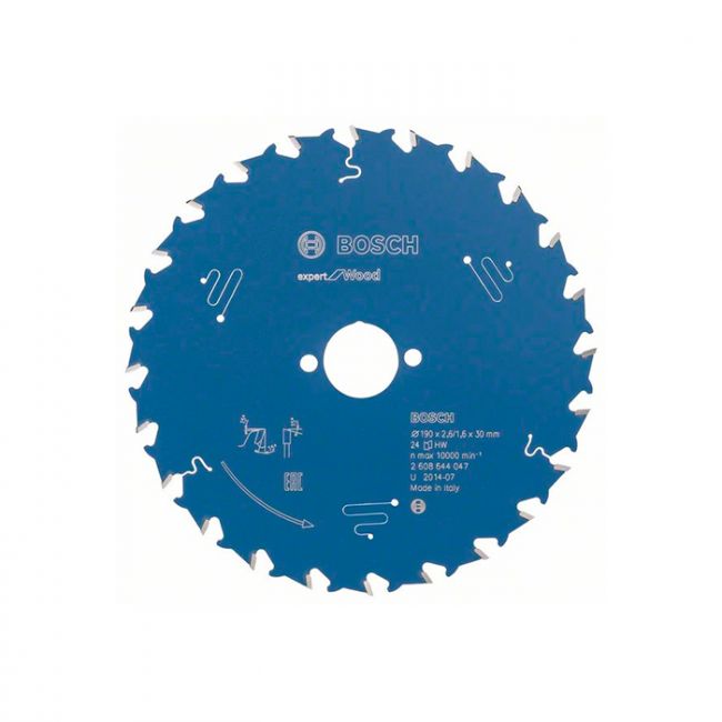 Диск пильный по дереву Bosch 190x30x24T Expert for Wood (2608644047)