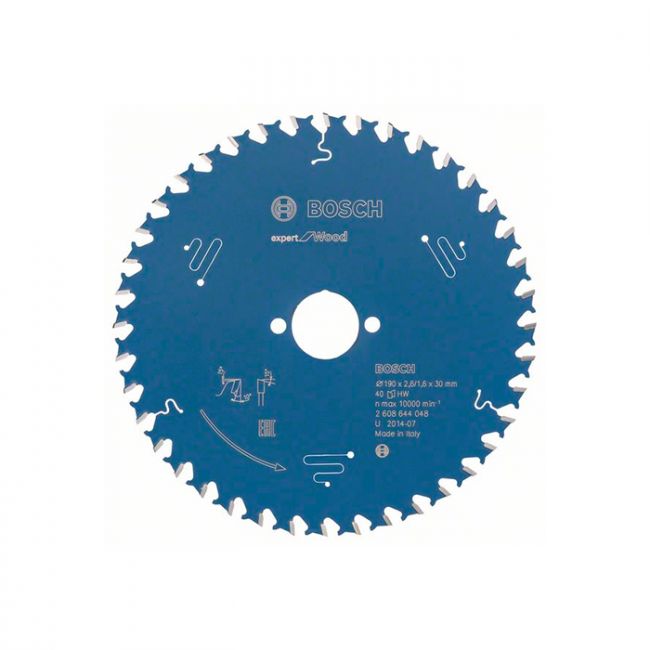 Диск пильный по дереву Bosch 190x30x40T Expert for Wood (2608644048)