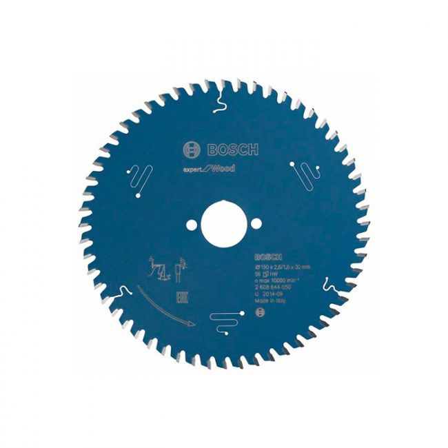 Диск пильный по дереву Bosch 190x30x56T Expert for Wood (2608644050)