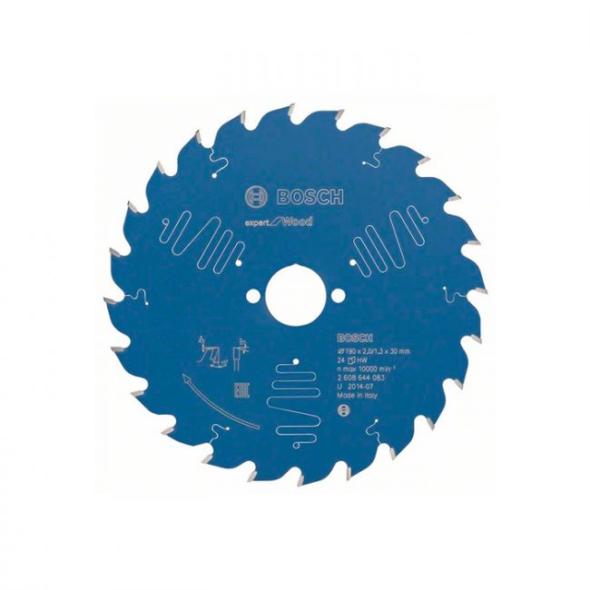 Диск пильный по дереву Bosch 190x30x24T Expert for Wood (2608644083)