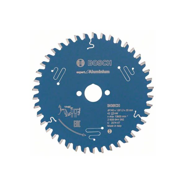 Диск пильный по алюминию Bosch 140x20x42T Expert for Aluminium (2608644092)