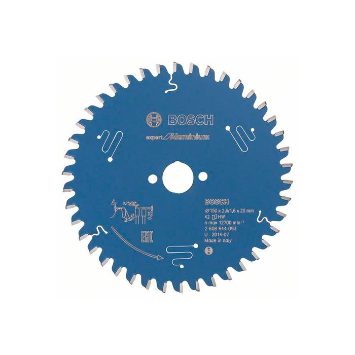 Диск пильный по алюминию Bosch 150x20x42T Expert for Aluminium (2608644093)