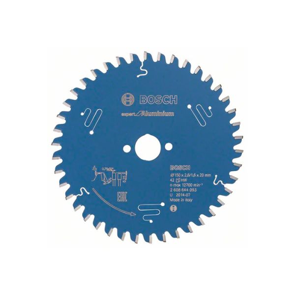 Диск пильный по алюминию Bosch 150x20x42T Expert for Aluminium (2608644093)