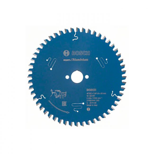 Диск пильный по алюминию Bosch 165x20x52T Expert for Aluminium (2608644095)