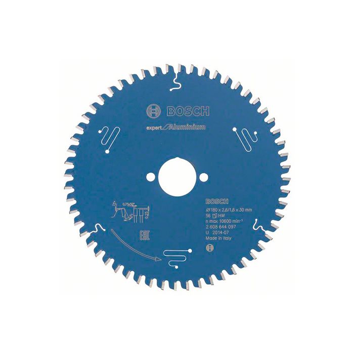 Диск пильный по алюминию Bosch 180x30x56T Expert for Aluminium (2608644097)