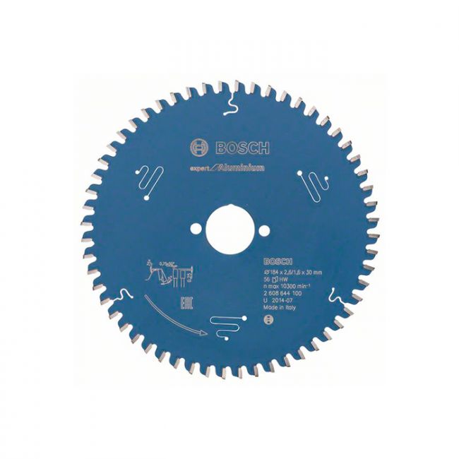 Диск пильный по алюминию Bosch 184x30x56T Expert for Aluminium (2608644100)