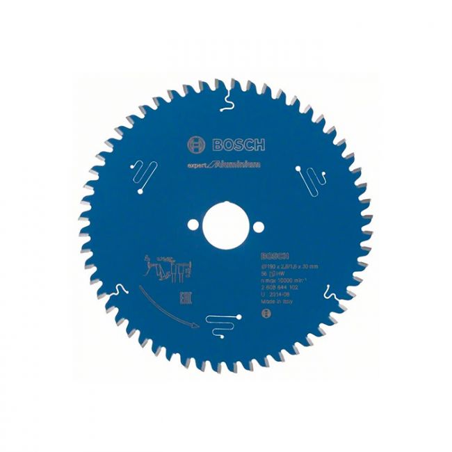 Диск пильный по алюминию Bosch 190x30x56T Expert for Aluminium (2608644102)