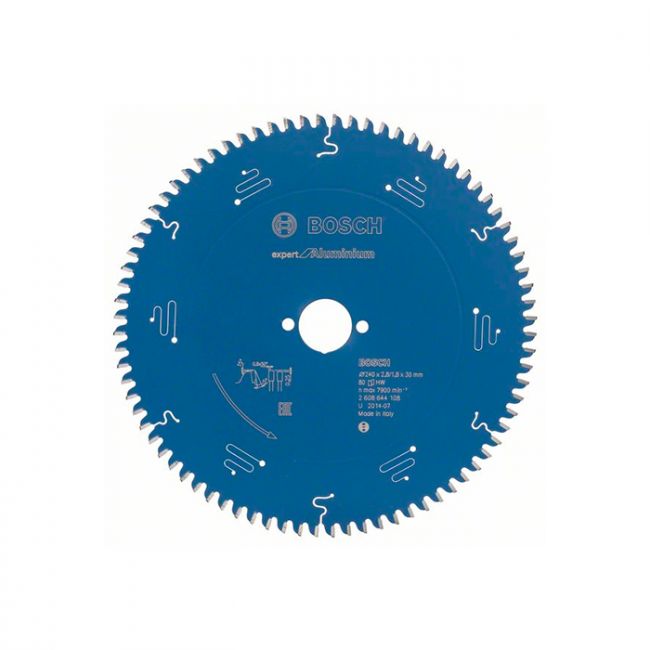 Диск пильный по алюминию Bosch 240x30x80T Expert for Aluminium (2608644108)