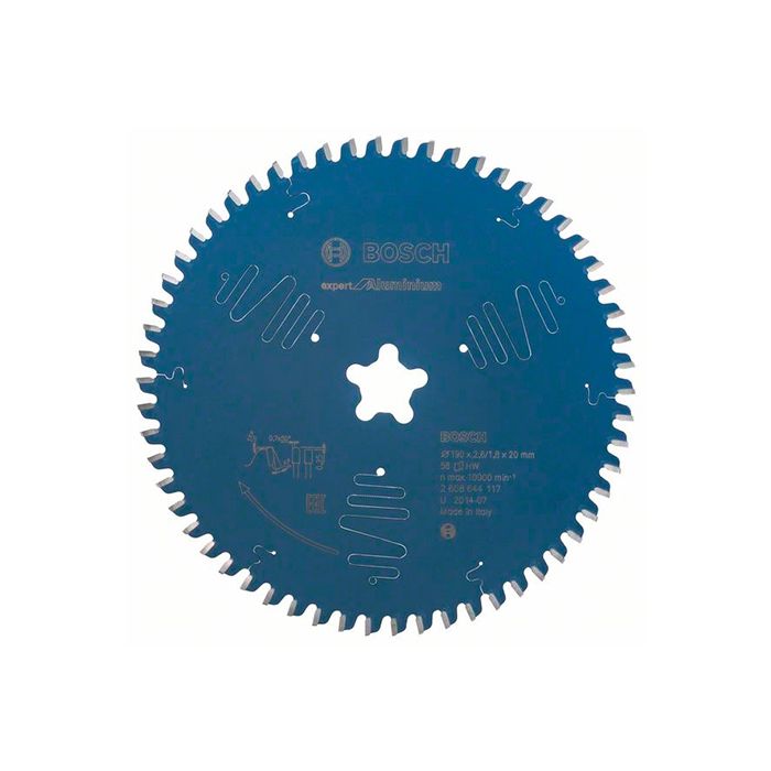 Диск пильный по алюминию Bosch 190x58T Expert for Aluminium (2608644117)