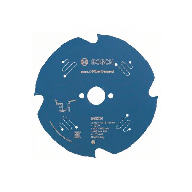 Диск пильный по гипсокартону Bosch Expert for FiberCement 140x20 мм-4T (2608644120)