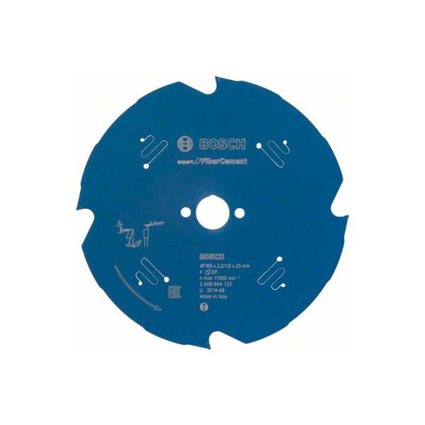 Диск пильный по гипсокартону Bosch Expert for FiberCement 165x20 мм-4T (2608644122)