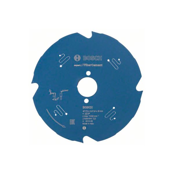 Диск пильный по гипсокартону Bosch Expert for FiberCement 170x30 мм-4T (2608644123)