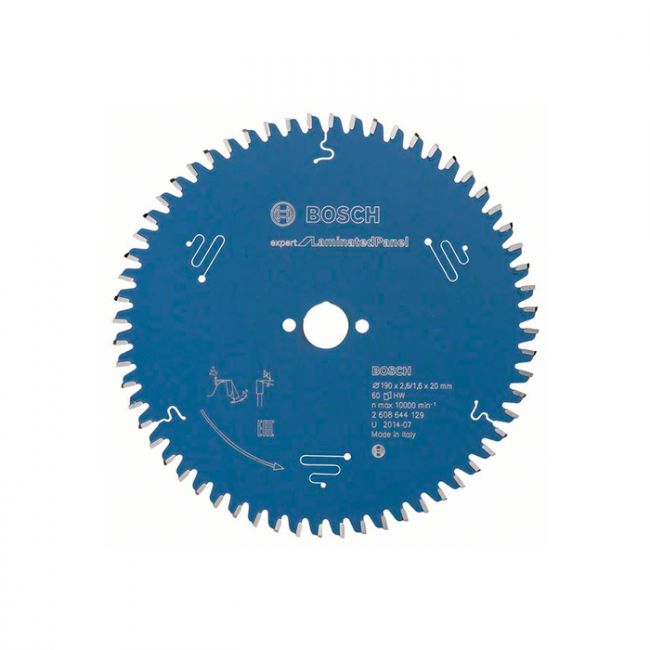 Диск пильный по ламинату Bosch Expert for Laminated Panel 190x20 мм-60T (2608644129)
