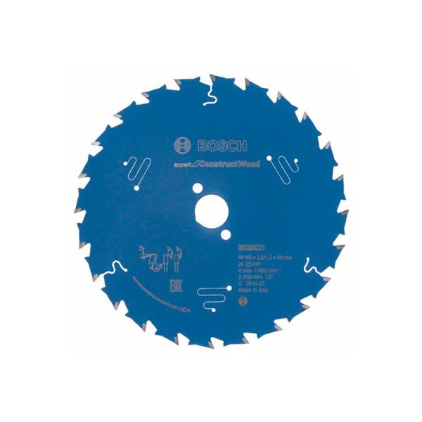 Диск пильный по дереву с гвоздями Bosch Expert for Construct 165x20 мм-24T (2608644137)
